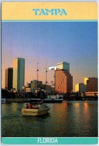 Postcard - The skyline at twilight - Tampa, Florida