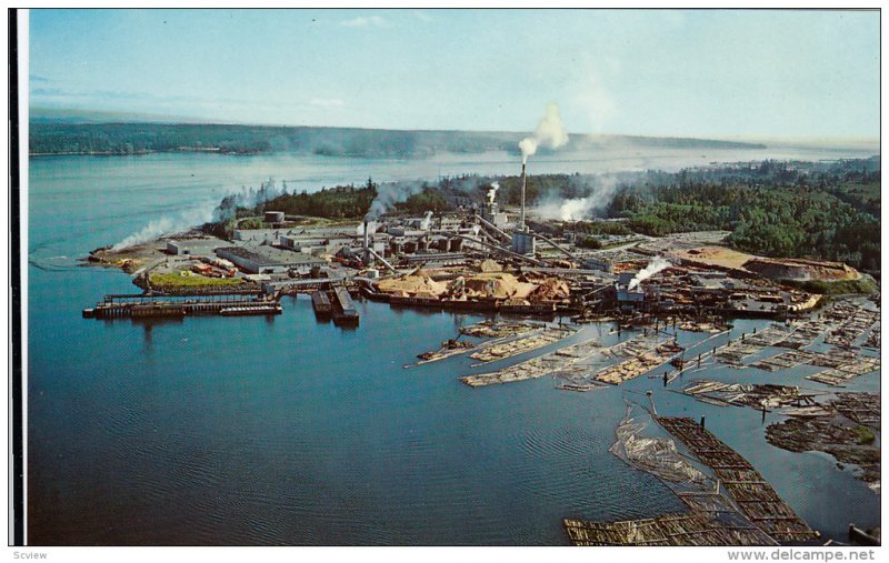 Campbell River, Elk Falls Co. Pulp, Paper and Lumber Complex, CAMPBELL RIVER,...