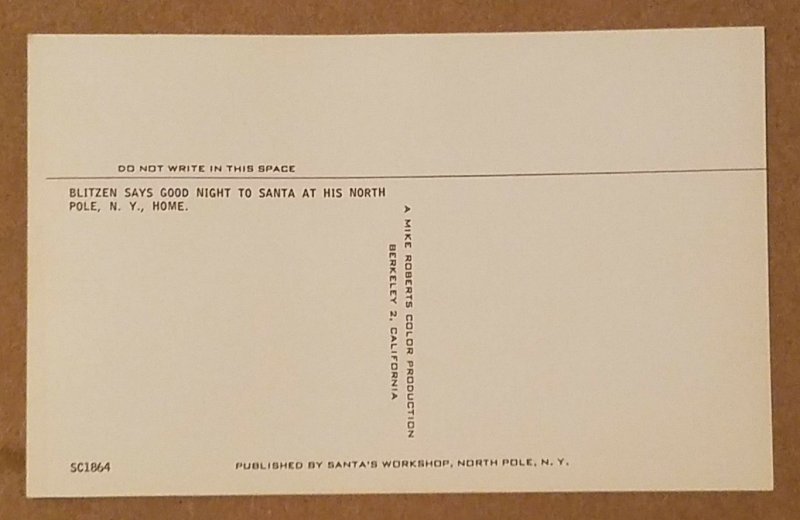 Real Pals North Pole, N.Y. Postcard