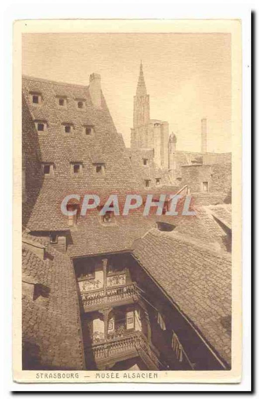 Strasbourg Old Postcard Alsatian Museum