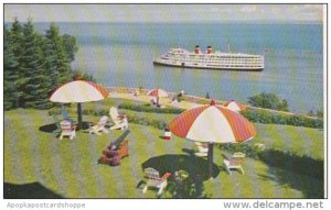 Canada Manoir Richelieu Terrace & Saguenay River Ship