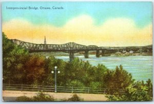 Postcard - Interprovincial Bridge - Ottawa, Canada