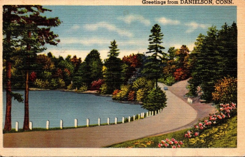 Connecticut Greetings From Danielson 1942