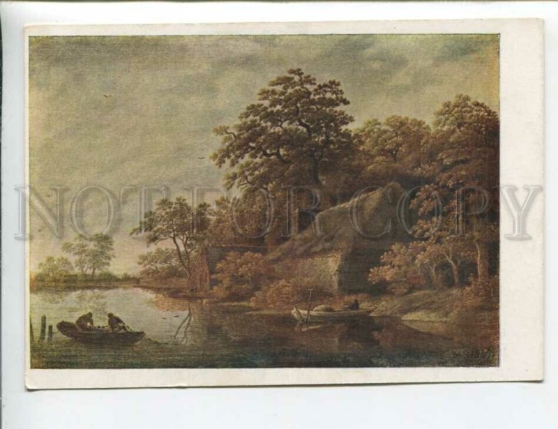 433112 WWII USSR Hermitage Museum Cornelis Decker landscape 1945 Iskusstvo 