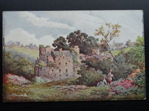 Scotland ROSLIN / ROSSLYN CASTLE c1906 Postcard by Misch & Stock