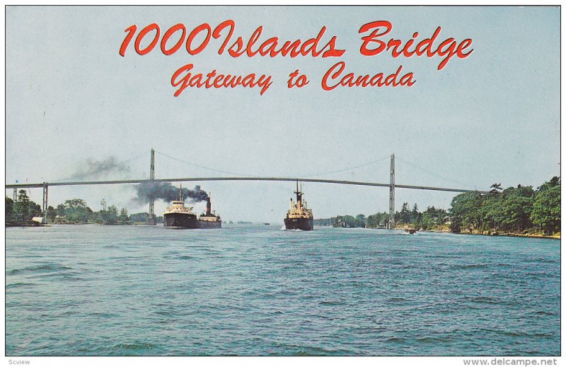 1000 Islands Bridge , Ontario , Canada , 40-60s