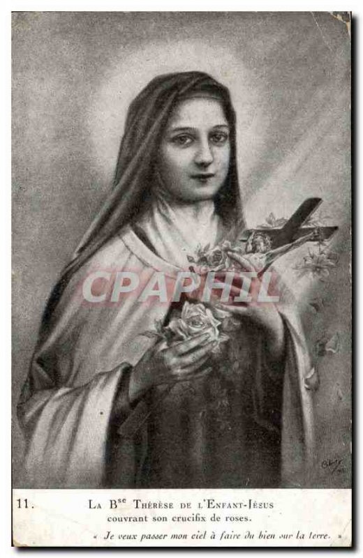 Old Postcard The Blessed Therese of the Child Jesus