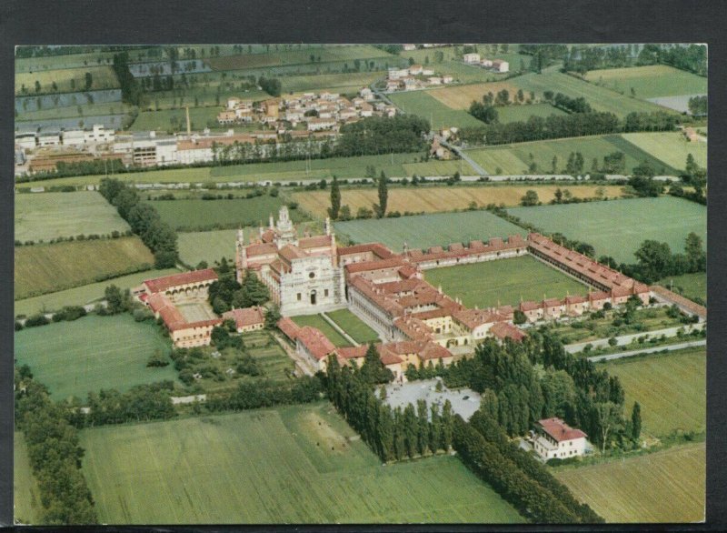 Italy Postcard - Aerial View of Certosa Di Pavia   RR6667