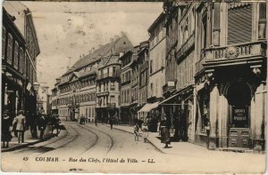 CPA COLMAR Rue des Clefts L'Hotel de Ville (805972)