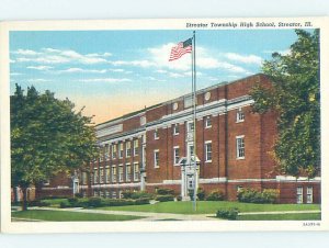 Pre-Chrome HIGH SCHOOL SCENE Streator Illinois IL AG6903