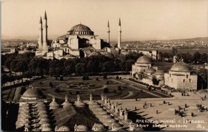 Turkey Constantinople Istanbul Saint Sofia Museum Vintage RPPC C100