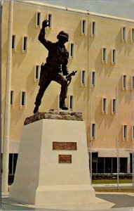 Georgia Fort Benning Follow Me Statue In Front Of Academic Building 1965