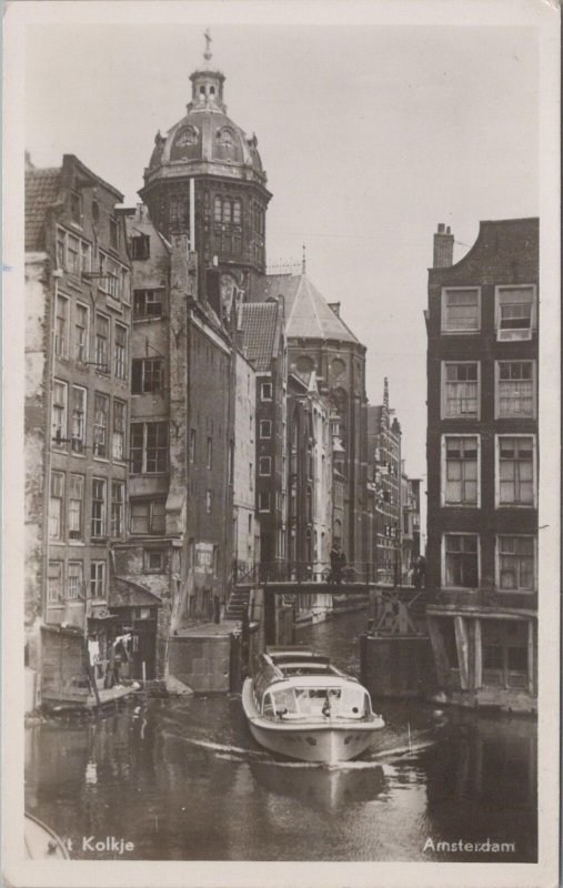 RPPC Postcard Kolkje Amsterdam