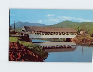 Postcard The Covered Bridge At Groveton, New Hampshire