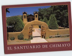 Postcard El Santuario De Chimayo Chimayo New Mexico USA