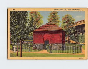 Postcard Block House, Pittsburgh, Pennsylvania