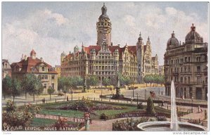 LEIPZIG, Saxony, Germany, 1900-1910's; Neues Rathaus