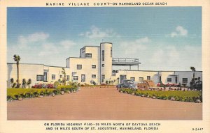 Marine Village Court on Marineland Ocean Beach North of Daytona Beach - Marin...