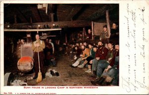Postcard Bunk House at a Logging Camp in Northern Minnesota~135075