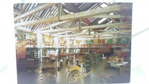 Vintage Postcard Rutland County Museum Interior of 18th Century Riding School