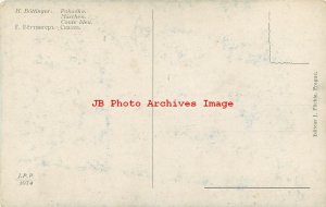 300141-Hugo Bottinger, JPP No 1074, Conte Bleu, Nude Woman Standing by Rocks