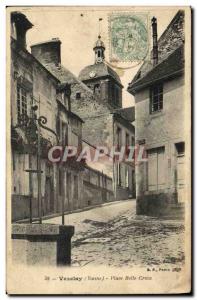 Postcard Old Vezelay Place Belle Croix