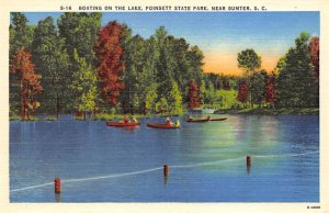 Boating on the Lake Poinsett State Park Sumter, South Carolina  