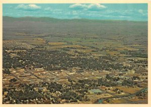 GREELEY, Colorado CO    CITY AERIAL VIEW    4x6 OVERSIZE Chrome Postcard