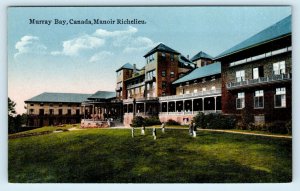 MURRAY BAY, Quebec, Canada ~  MANOIR RICHELIEU c1910s Roadside Postcard