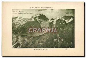 Old Postcard The Dauphine Picturesque Meije
