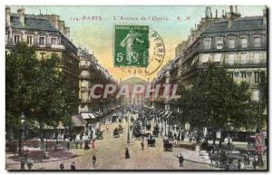 Paris Old Postcard L & # & # 39avenue of 39opera