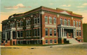 Acmegraph Convention Hall Shawnee Oklahoma C-1910 Postcard 20-253