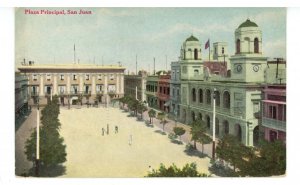 Puerto Rico - San Juan. Plaza Principal  ca 1909