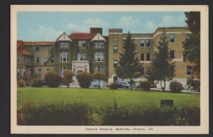 Canada Ontario BELLEVILLE General Hospital by PECO 1942 ~ WB