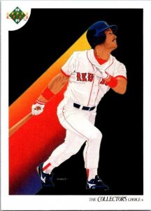 1991 Upper Deck Baseball Card Mike Greenwell Boston Red Sox sk20584