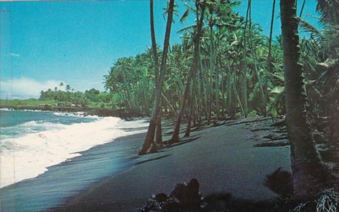 Hawaii Kalapana Black Sands Beach