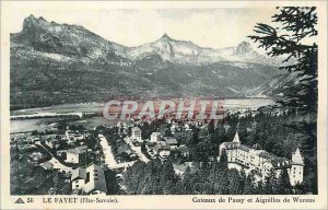 Old Post Card Le Fayet (Haute Savoie) Passy Coteaux and Needles Warens