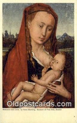 Madonna and child Religion, Religious Old Vintage Antique Postcard Post Cards...