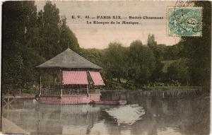 CPA PARIS 19e Buttes -Chaumont - Le Kiosque de la Musique (302324)