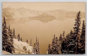 RPPC Crater Lake Oregon Paterson Photo Postcard B42