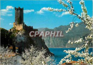 Modern Postcard the scaligero spring Malcesine castle