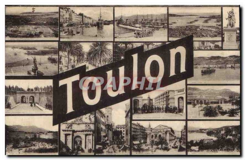 Old Postcard Toulon
