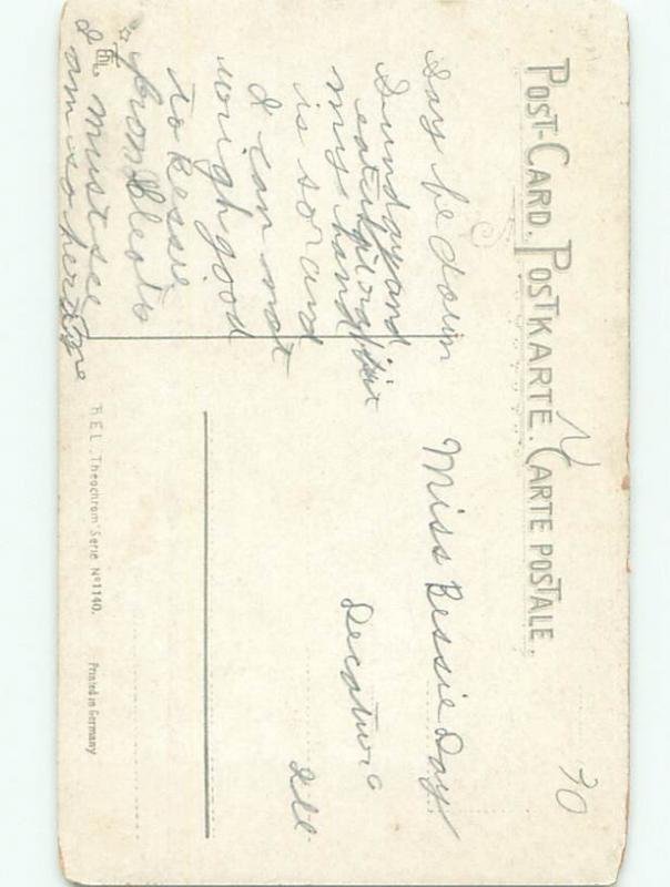 Divided-Back PRETTY WOMAN Risque Interest Postcard AA7985