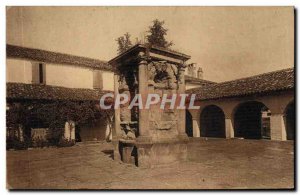 Old Postcard Saint Jean De Luz Monastery of Old Selves La Fontaine