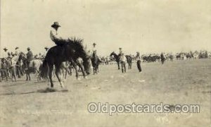 Cheyenne, Wyoming, USA Real Photo Western Unused small crease bottom edge, li...