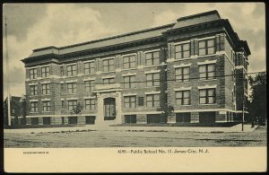 Public School No.11, Jersey City, NJ. Vintage Souvenir Po...