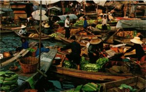 CPM AK THAILAND Bangkok, Thailand: Scenery of the floating market (344372)