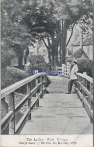 Kent Postcard - Hythe, The Ladies Walk Bridge. Posted 1905 - RS37721