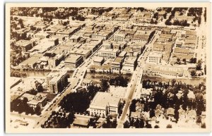 Aerial View RPPC RENO, NV View From The Air Nevada Vintage Postcard c1930s