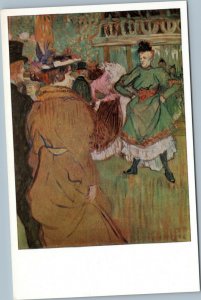 Postcard Art - Henri De Toulouse-Lautrec - Quadrille a the Moulin Rouge